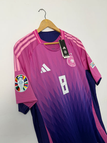 Toni Kroos Germany 2024 Euro HEAT.RDY away football shirt (XL)