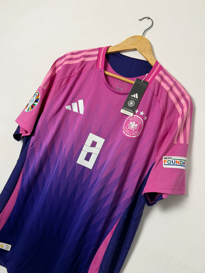 Toni Kroos Germany 2024 Euro HEAT.RDY away football shirt (XL)