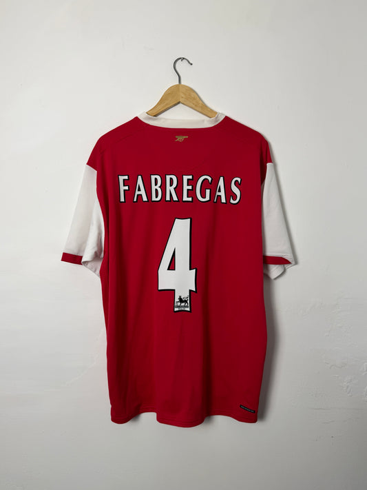 Cesc Fabregas Arsenal FC 2007-08 home football shirt (XL)
