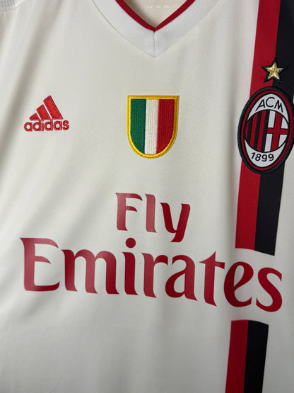 Alexandre Pato AC Milan 2011-12 away football shirt (M)