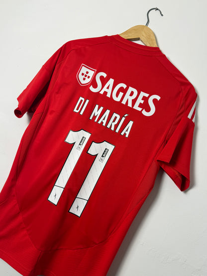 Angel Di Maria SL Benfica 2024-25 home football shirt (M)