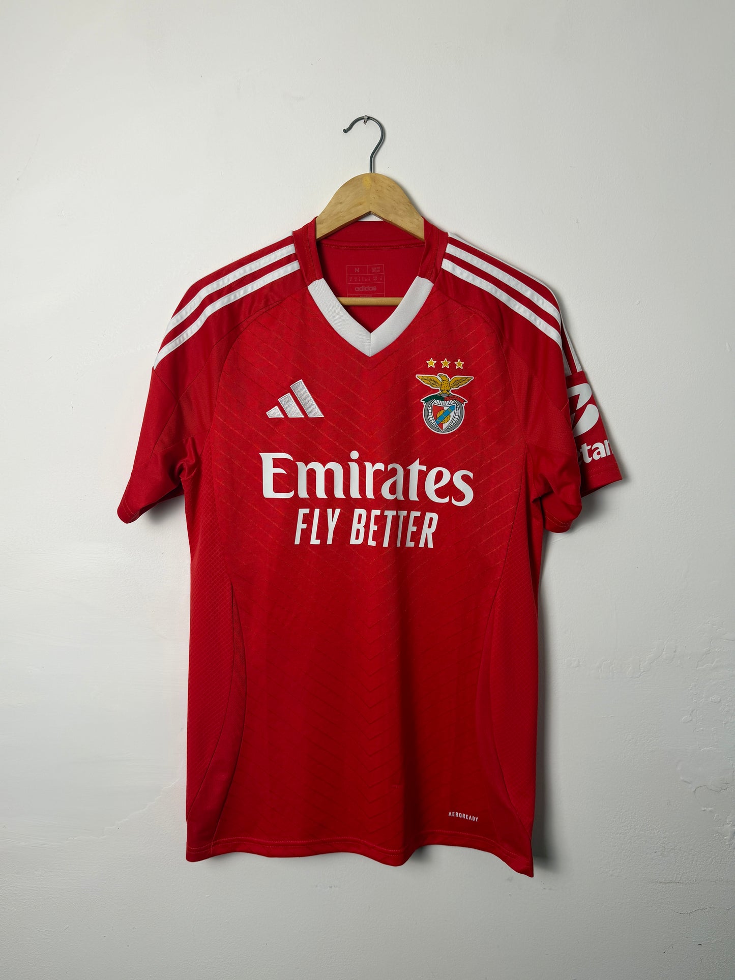 Angel Di Maria SL Benfica 2024-25 home football shirt (M)
