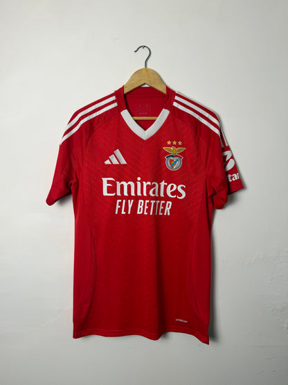 Angel Di Maria SL Benfica 2024-25 home football shirt (M)