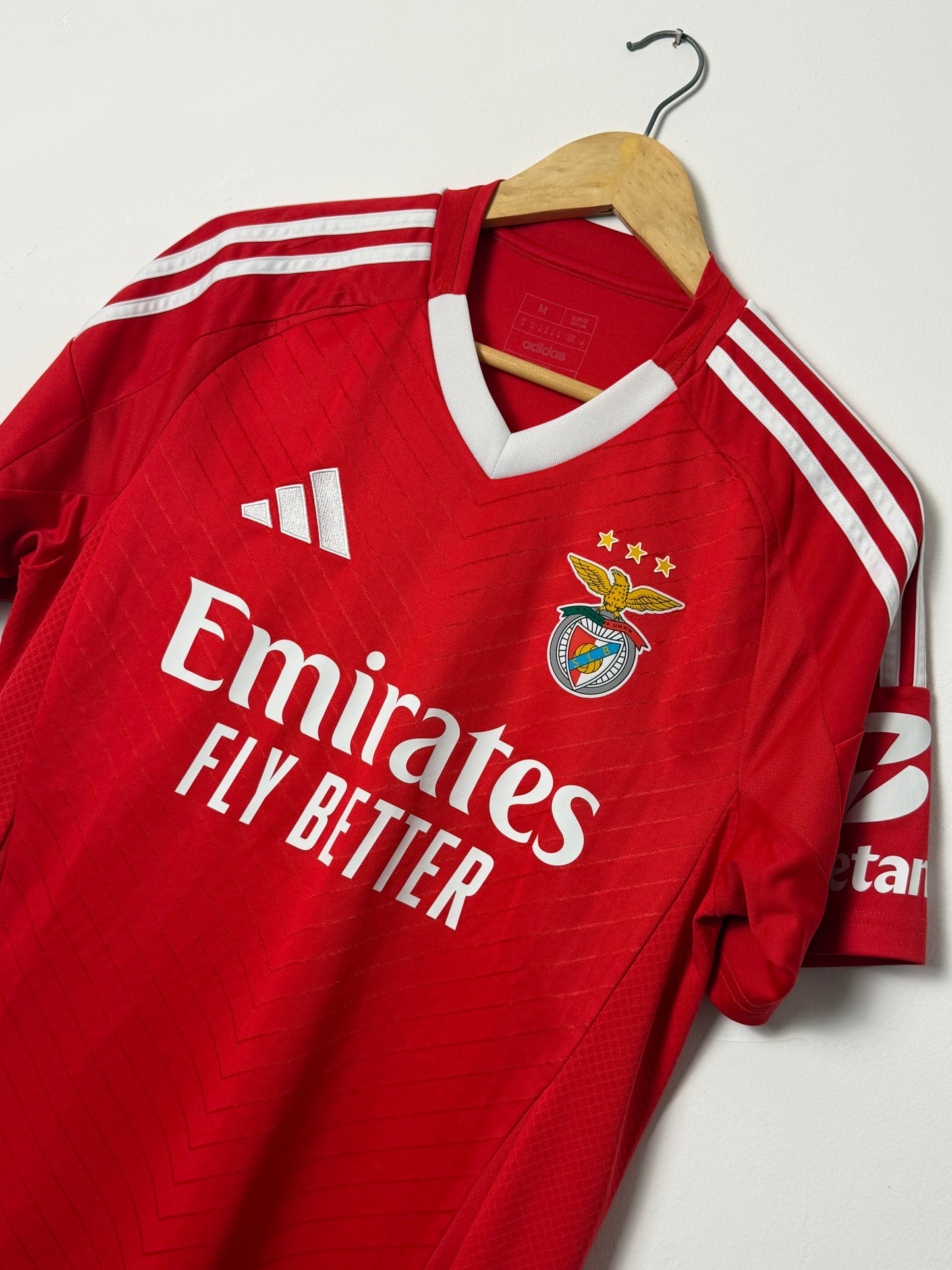 Angel Di Maria SL Benfica 2024-25 home football shirt (M)