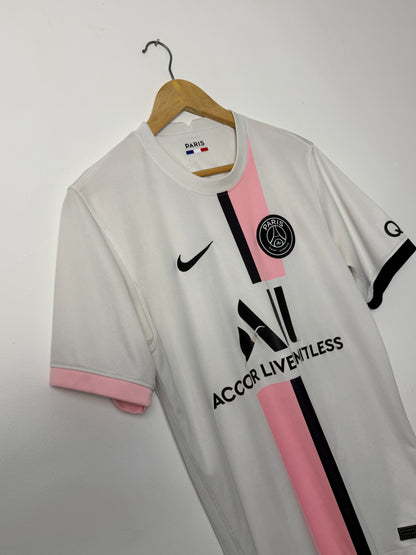 Lionel Messi PSG 2021-22 away football shirt (M)
