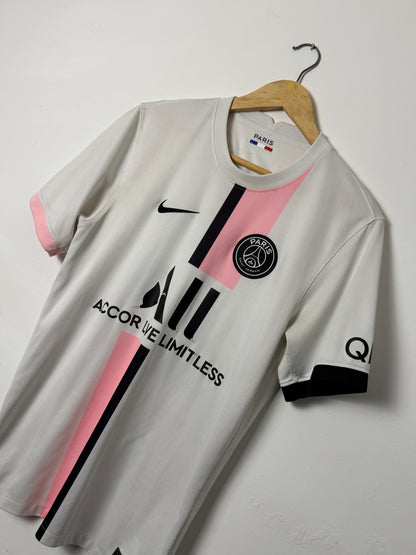 Lionel Messi PSG 2021-22 away football shirt (M)