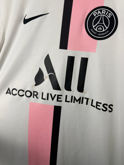 Lionel Messi PSG 2021-22 away football shirt (M)