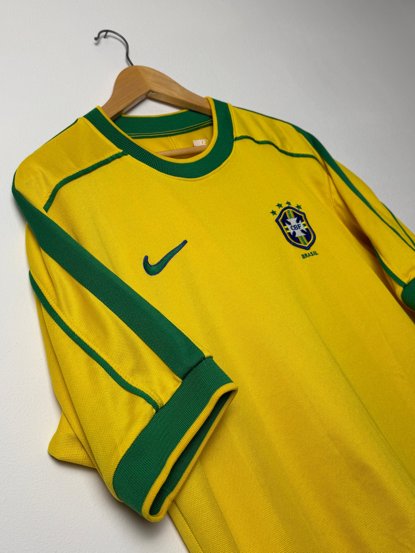 Brazil 1998 home football shirt (M)
