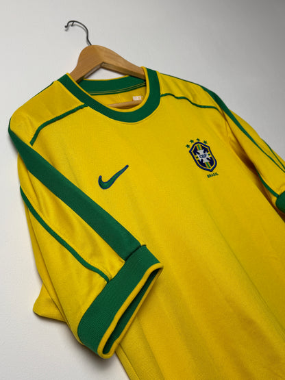 Brazil 1998 home football shirt (M)