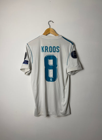 Toni Kroos Real Madrid CF 2017-18 final home football shirt (M)
