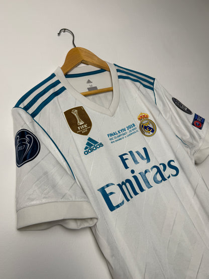 Toni Kroos Real Madrid CF 2017-18 final home football shirt (M)