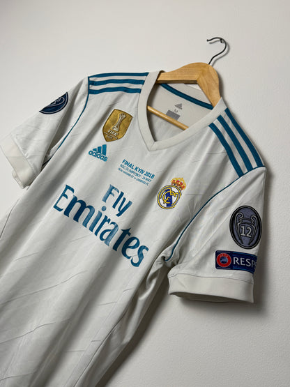 Toni Kroos Real Madrid CF 2017-18 final home football shirt (M)