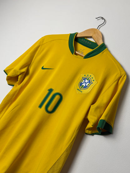 Ronaldinho Brazil 2006 home football shirt (M)