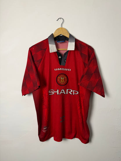David Beckham Manchester United 1996-97 home football shirt (L)