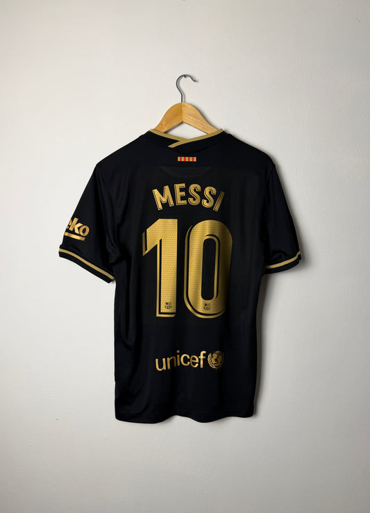 Lionel Messi FC Barcelona 2020-21 away football shirt (M)
