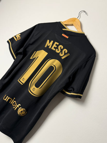 Lionel Messi FC Barcelona 2020-21 away football shirt (M)
