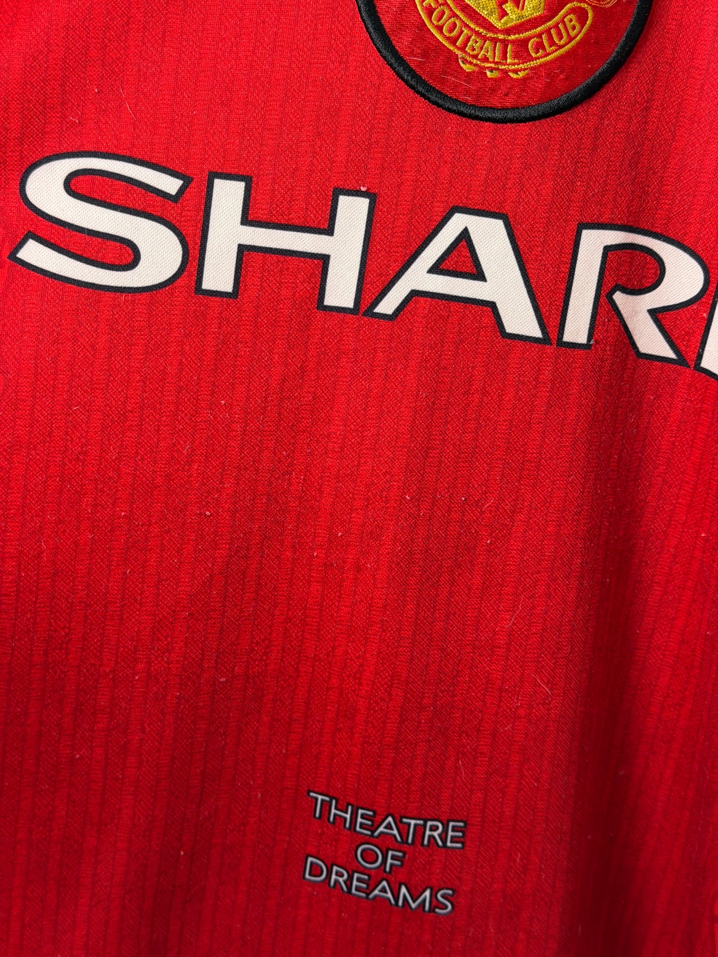 David Beckham Manchester United 1996-97 home football shirt (L)