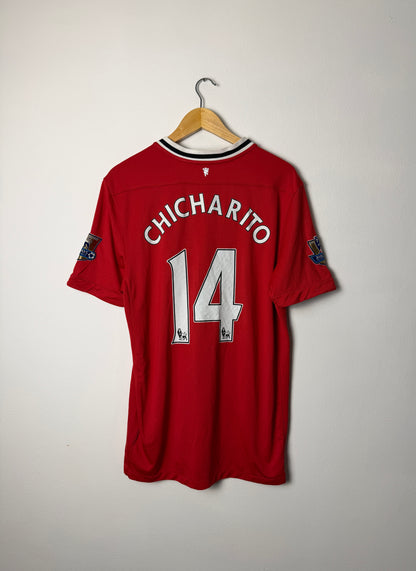 Chicharito Javier Hernandez Manchester United 2011-12 home football shirt (L)