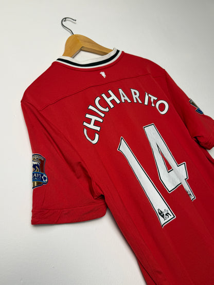 Chicharito Javier Hernandez Manchester United 2011-12 home football shirt (L)