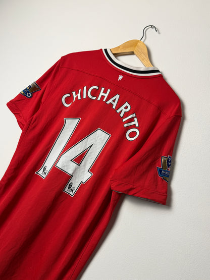 Chicharito Javier Hernandez Manchester United 2011-12 home football shirt (L)