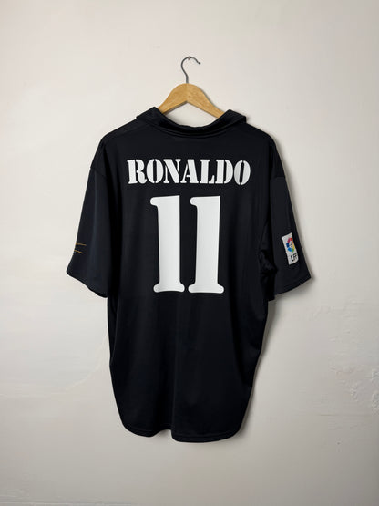 Ronaldo Nazario Real Madrid 2002-03 away football shirt (XL)