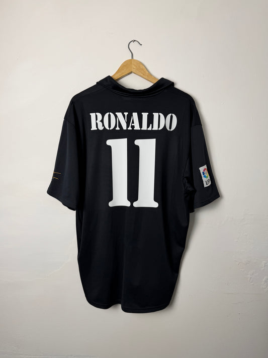 Ronaldo Nazario Real Madrid 2002-03 away football shirt (XL)