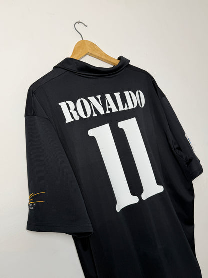 Ronaldo Nazario Real Madrid 2002-03 away football shirt (XL)