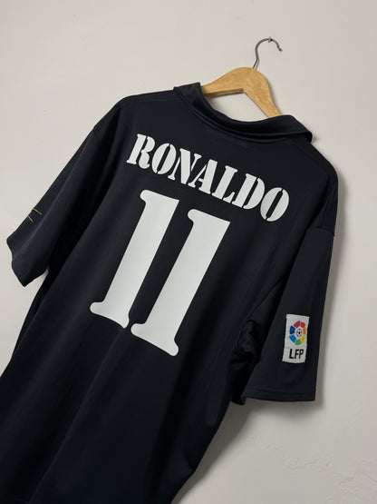 Ronaldo Nazario Real Madrid 2002-03 away football shirt (XL)
