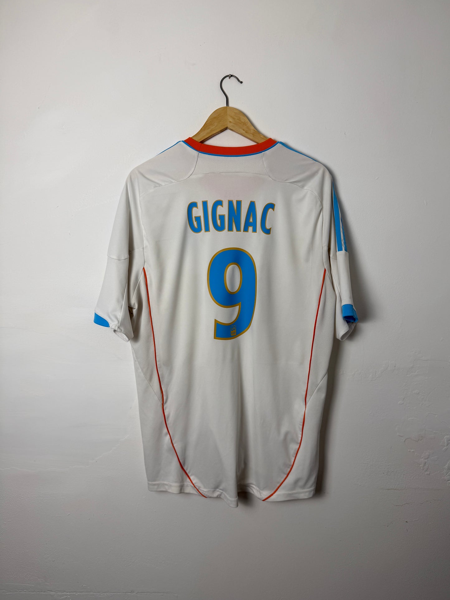 André-Pierre Gignac Olympique Marseille 2012-13 home football shirt (XL)