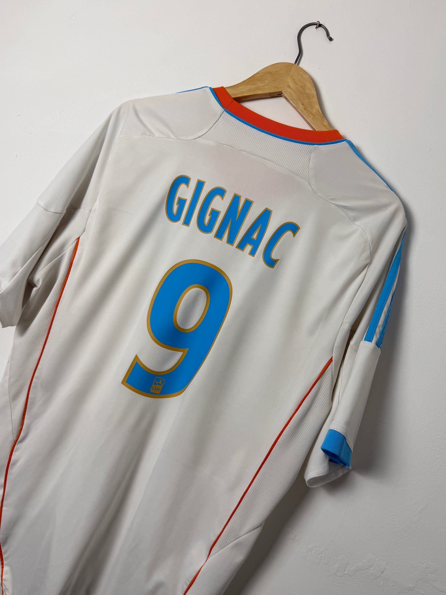 André-Pierre Gignac Olympique Marseille 2012-13 home football shirt (XL)