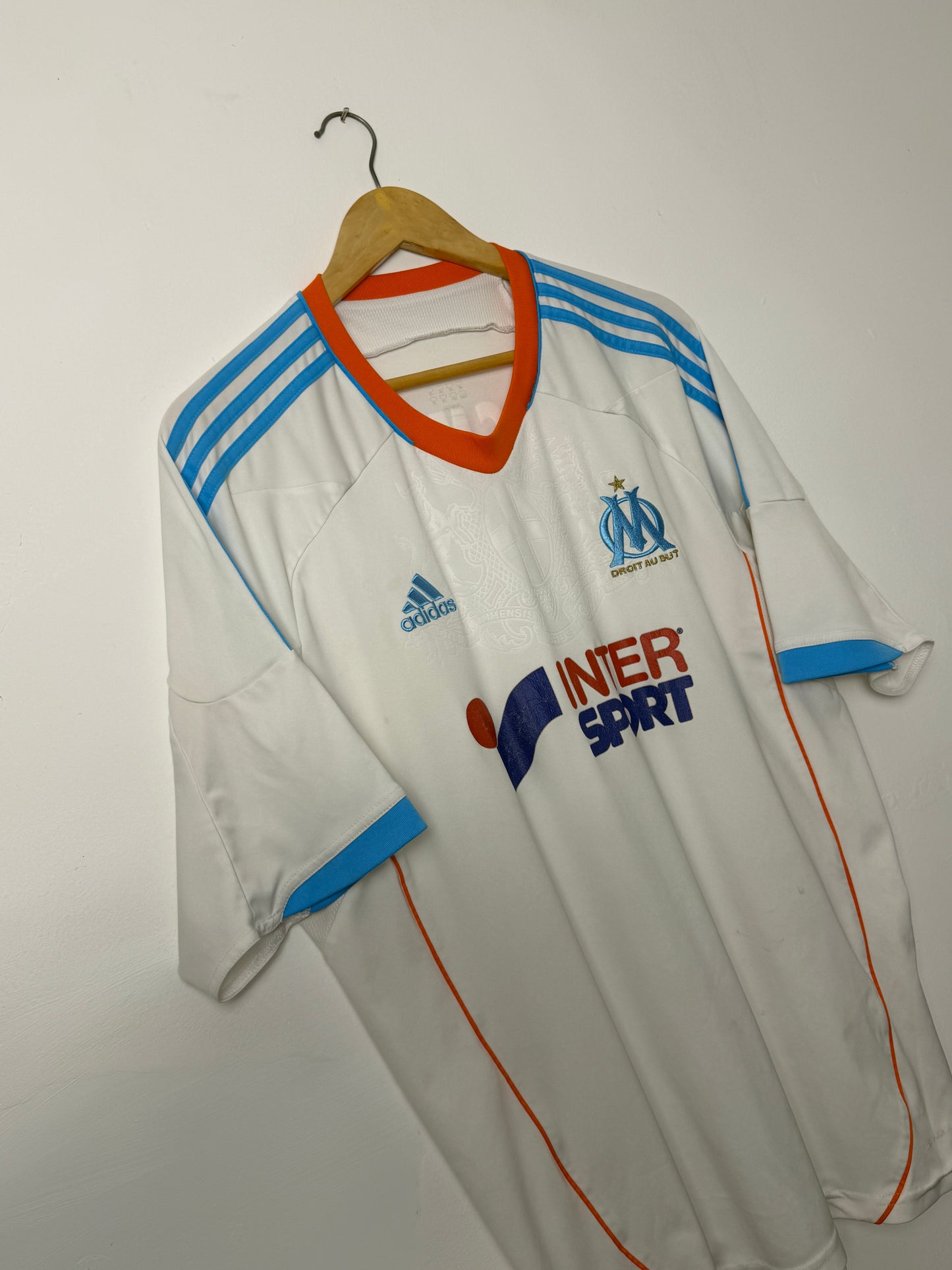 André-Pierre Gignac Olympique Marseille 2012-13 home football shirt (XL)