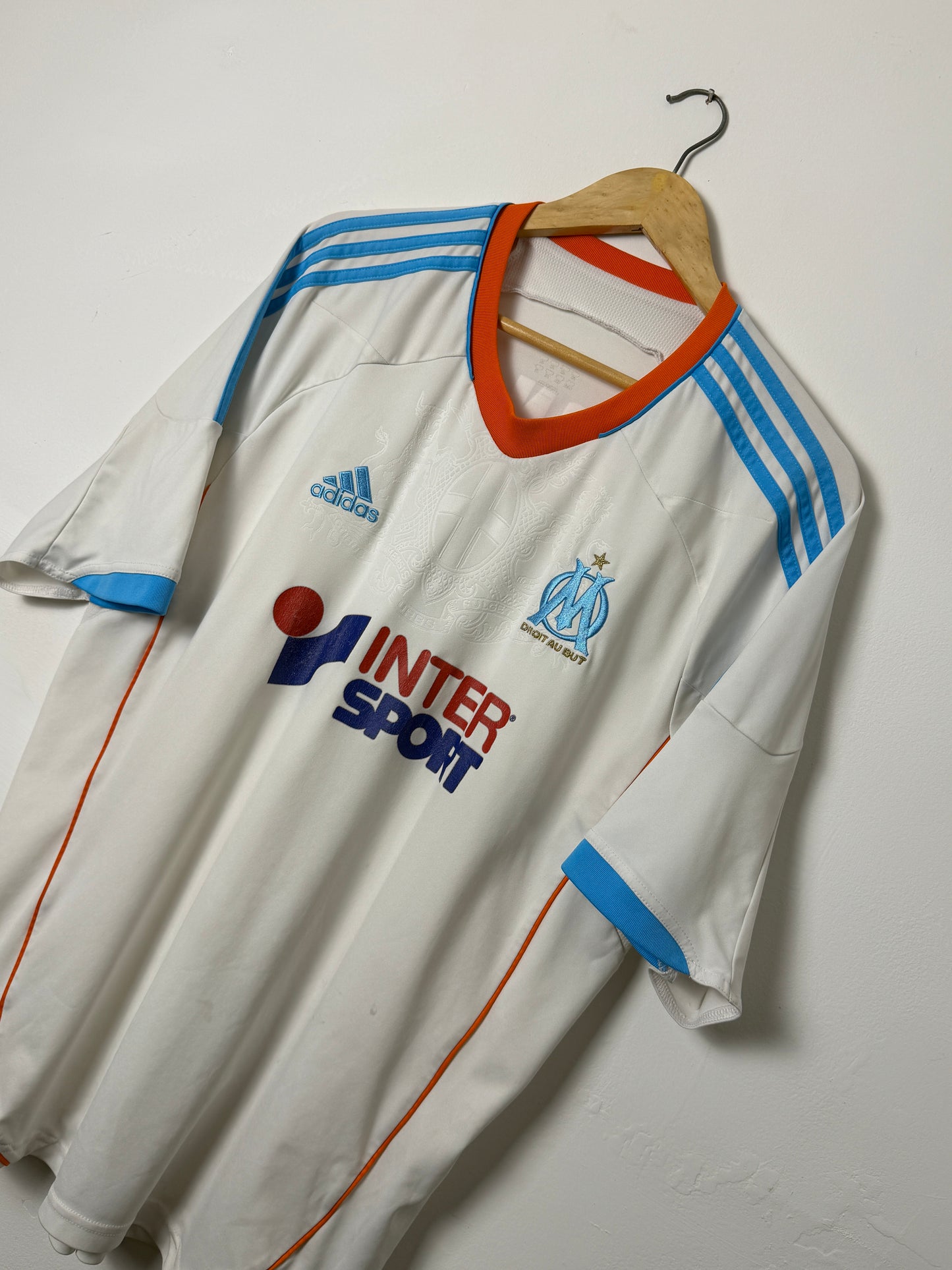 André-Pierre Gignac Olympique Marseille 2012-13 home football shirt (XL)