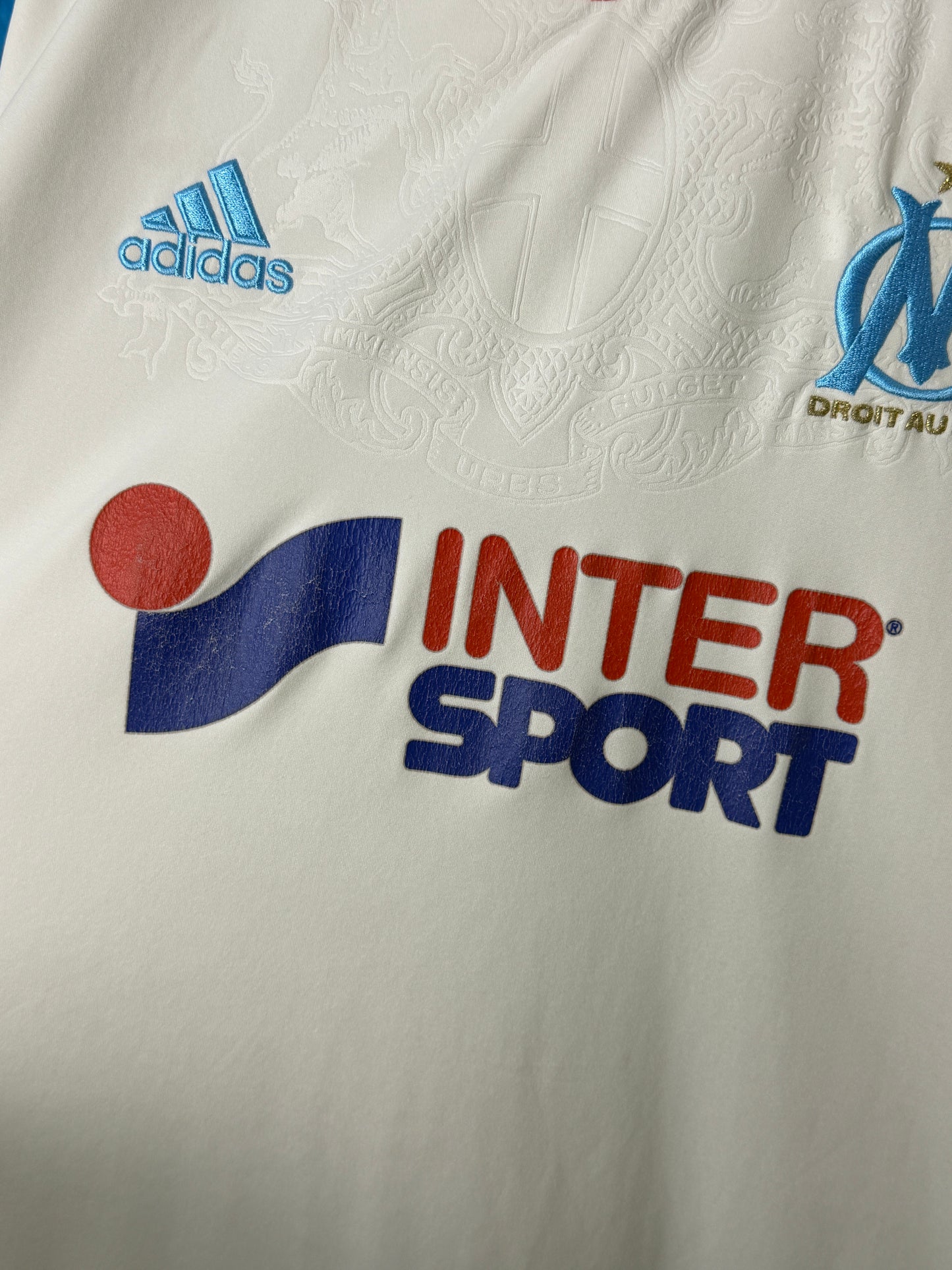 André-Pierre Gignac Olympique Marseille 2012-13 home football shirt (XL)