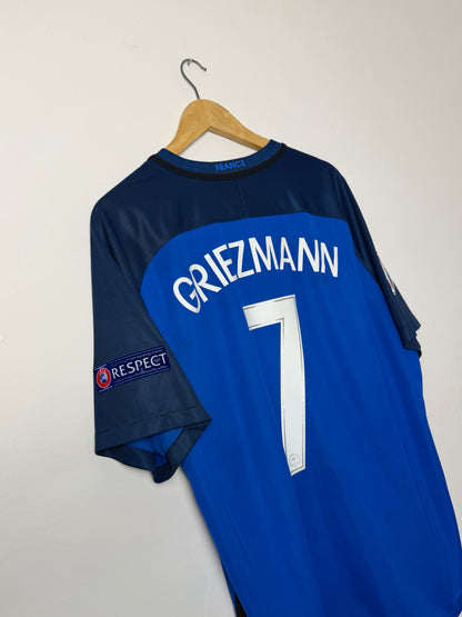 Antoine Griezmann France 2016 Euro home football shirt (XL)