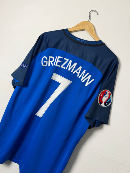 Antoine Griezmann France 2016 Euro home football shirt (XL)