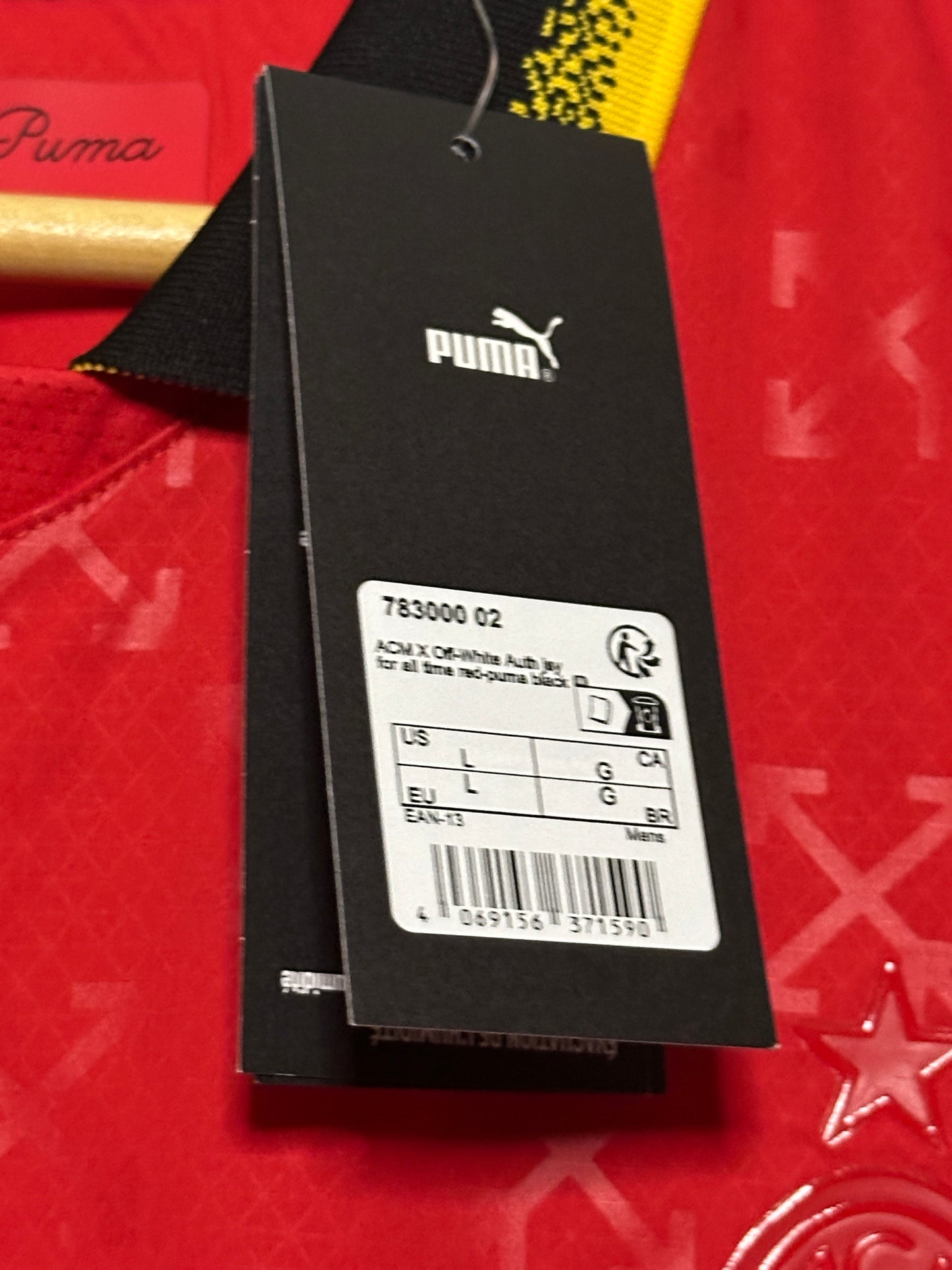 AC Milan x Off White "DIAVOLI" 2024-25 fourth football shirt authentic ultraweave (L)