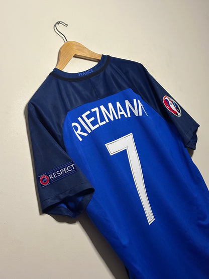 Antoine Griezmann France 2016 Euro home football shirt (L)