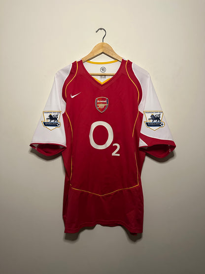 Thierry Henry Arsenal FC 2004-05 home football shirt (XL)
