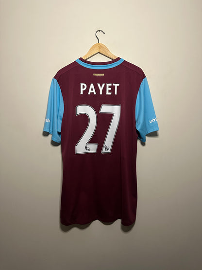 Dimitri Payet West Ham United 2015-16 home football shirt (XXL)