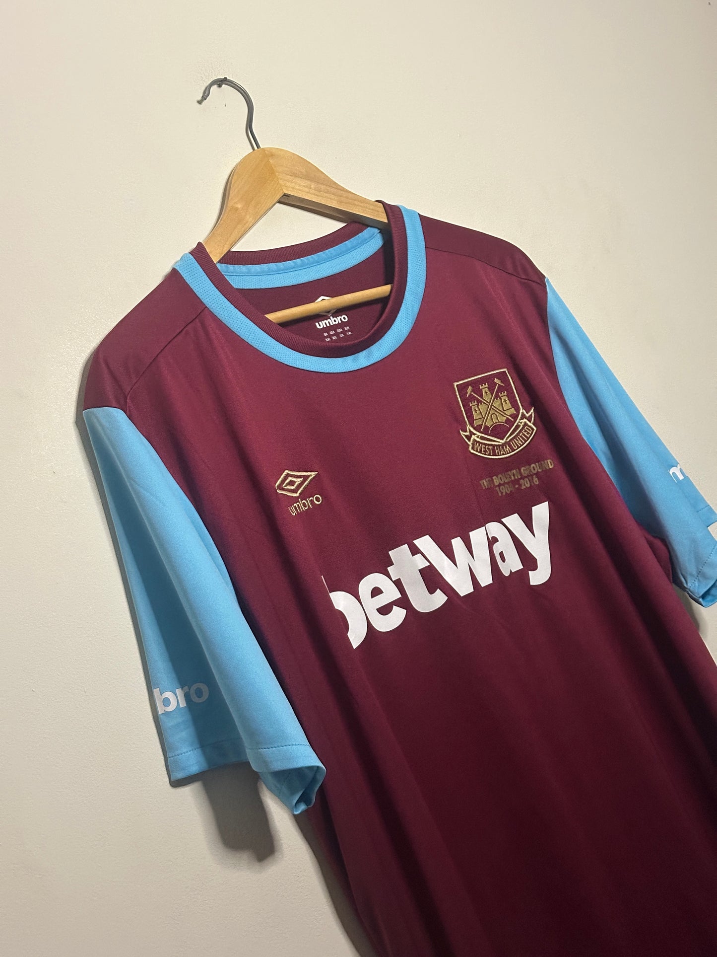 Dimitri Payet West Ham United 2015-16 home football shirt (XXL)