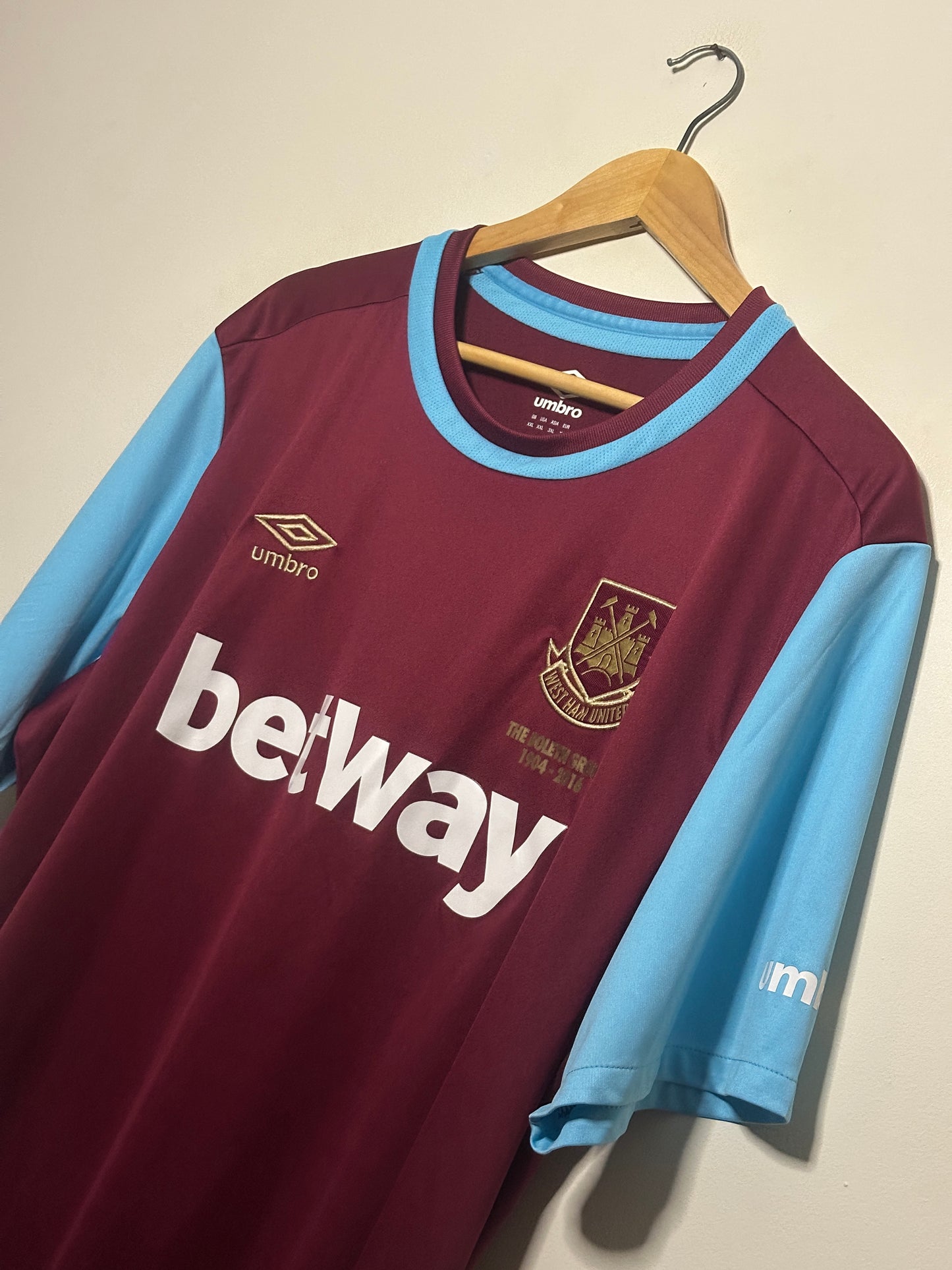 Dimitri Payet West Ham United 2015-16 home football shirt (XXL)