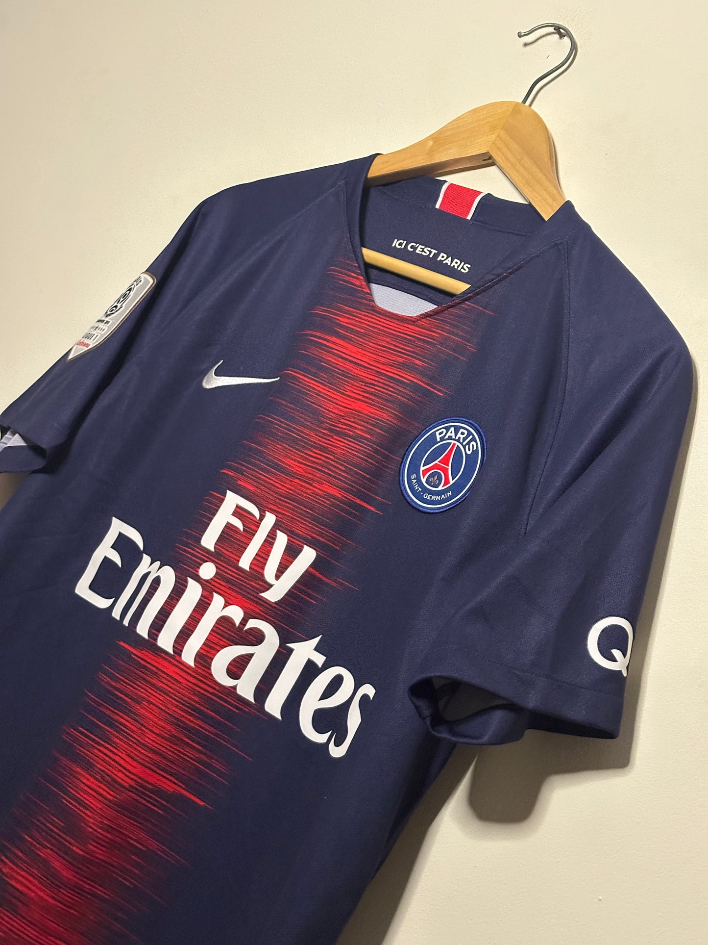 Neymar JR PSG 2018-19 home football shirt (M)