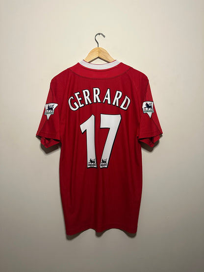 Steven Gerrard Liverpool FC 2002-04 home football shirt (M)
