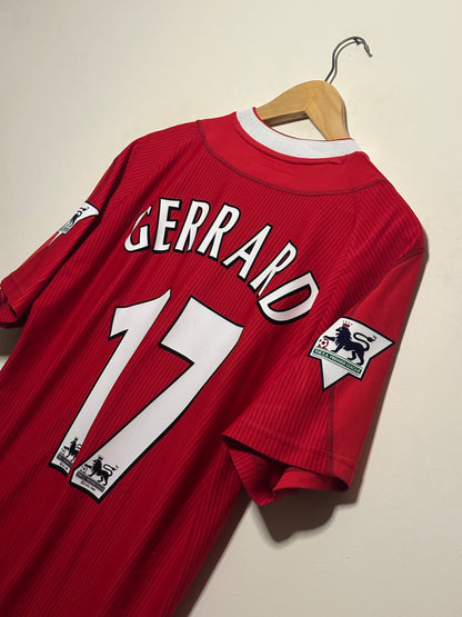 Steven Gerrard Liverpool FC 2002-04 home football shirt (M)