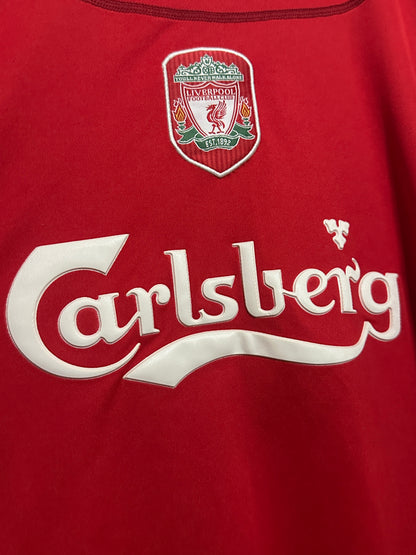 Steven Gerrard Liverpool FC 2002-04 home football shirt (M)