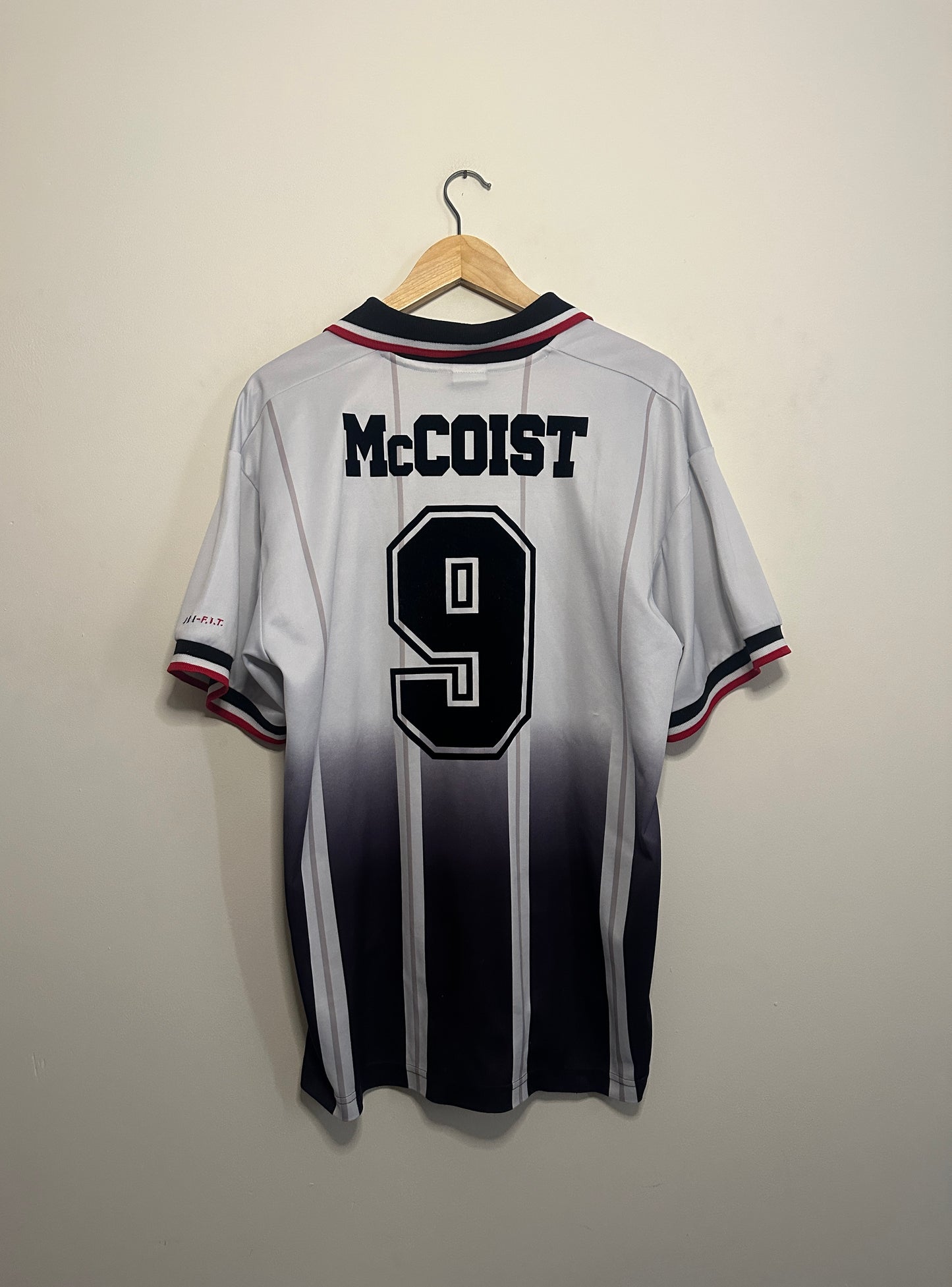 Ally McCoist Rangers FC 1997-99 away football shirt (XL)