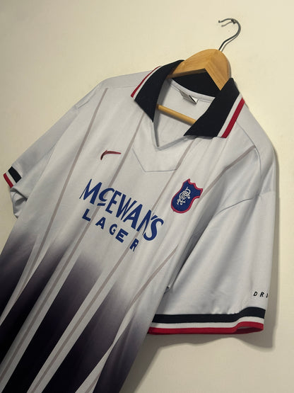 Ally McCoist Rangers FC 1997-99 away football shirt (XL)