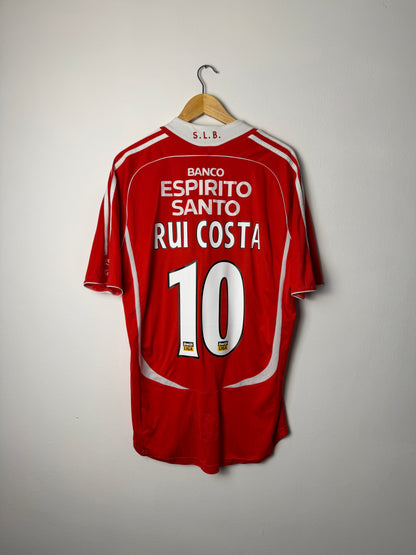 Rui Costa SL Benfica 2006-07 home football shirt (L)