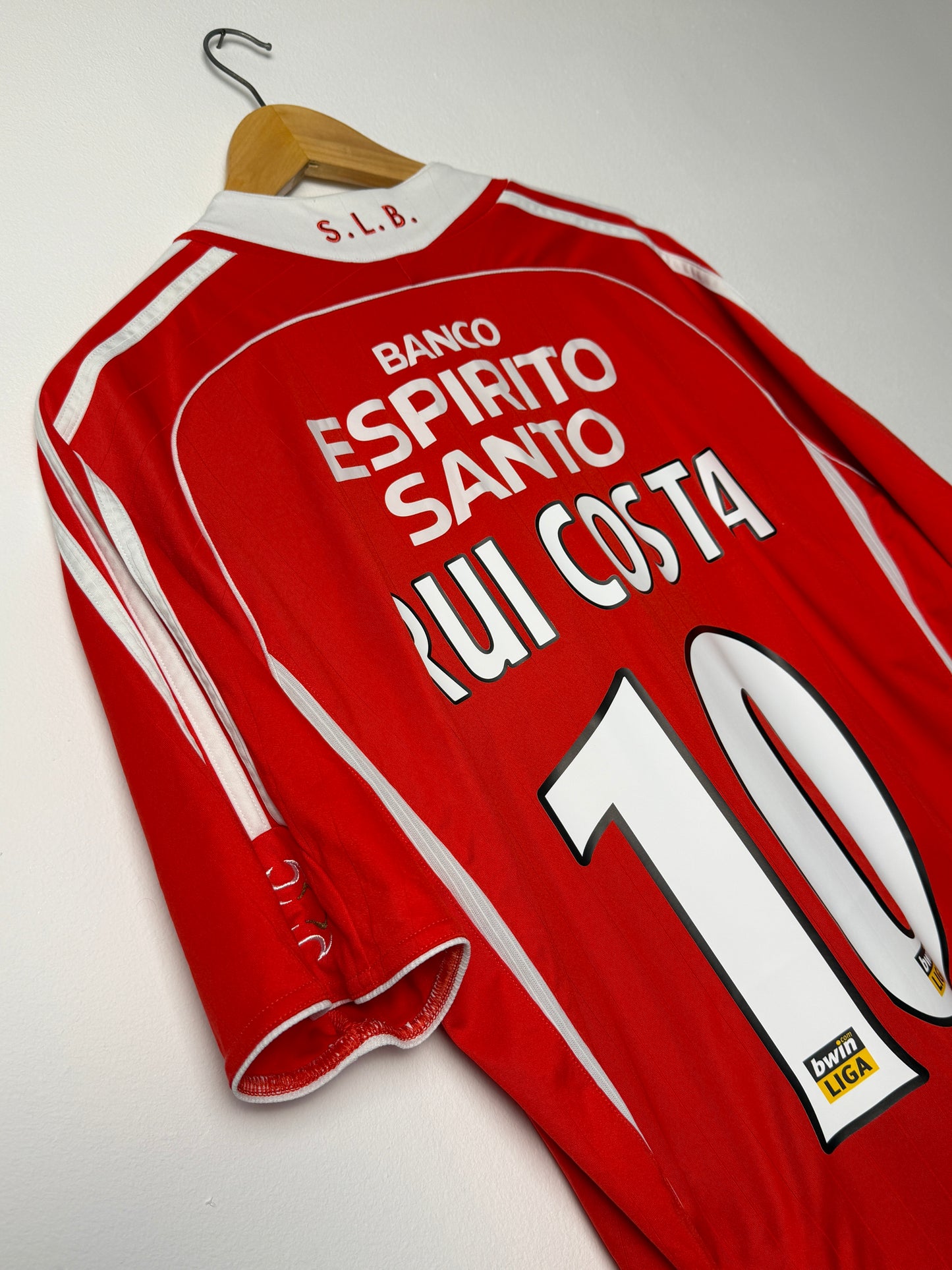 Rui Costa SL Benfica 2006-07 home football shirt (L)