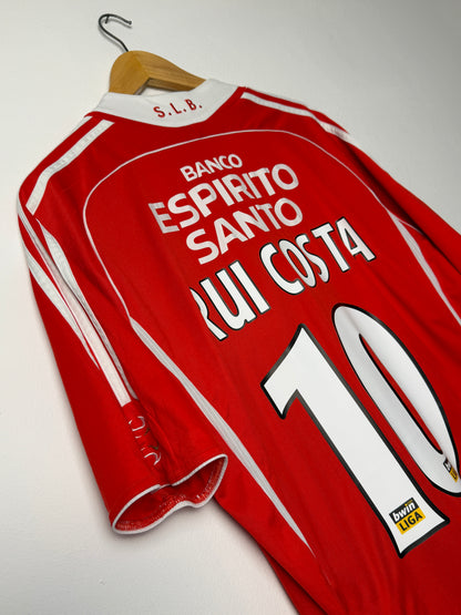 Rui Costa SL Benfica 2006-07 home football shirt (L)